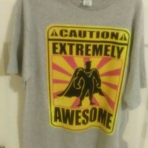 Boys t-shirt Caution Extremely Awesome, Spectra